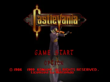 Castlevania (Europe) (En,Fr,De) screen shot title